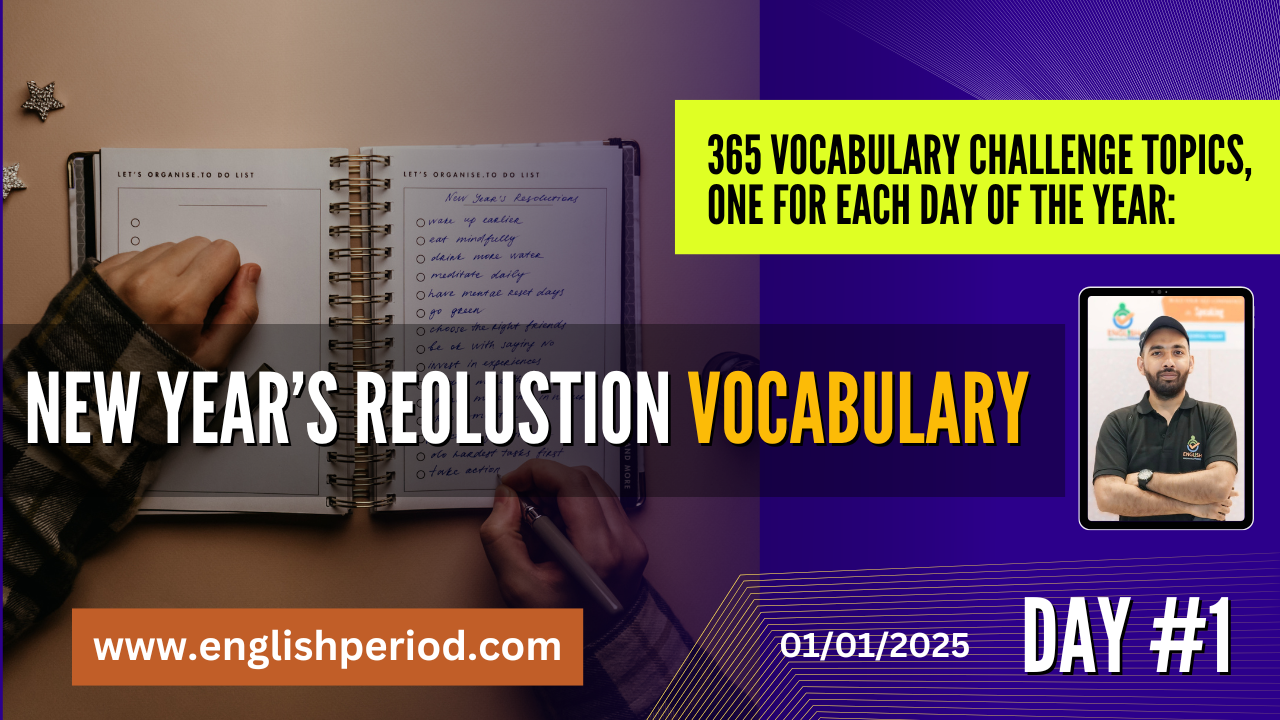 new year's resolution vocabulary